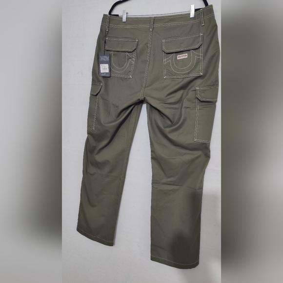 True ReligionJean Men Size 36Cargo Pants Style #108335 Kalamata Green - Picture 7 of 11